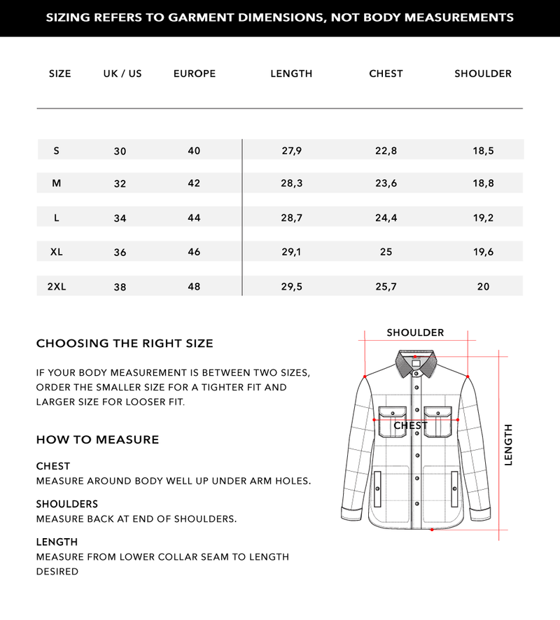 Size Chart 2