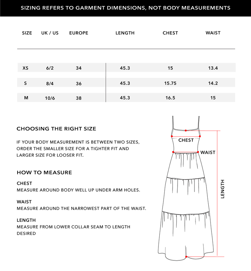 Size Chart 2