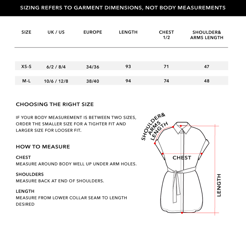 Size Chart 1