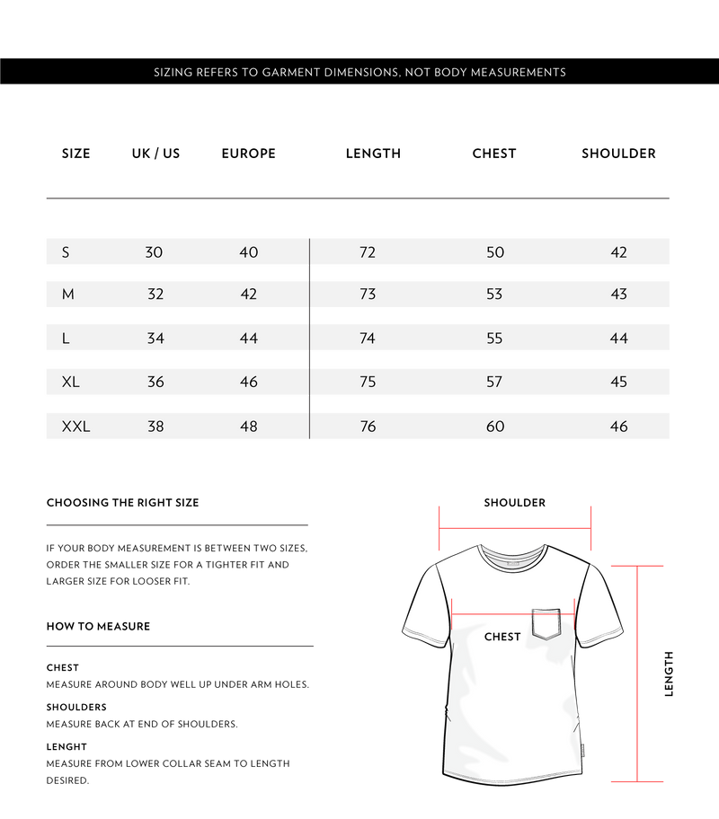 Size Chart 1