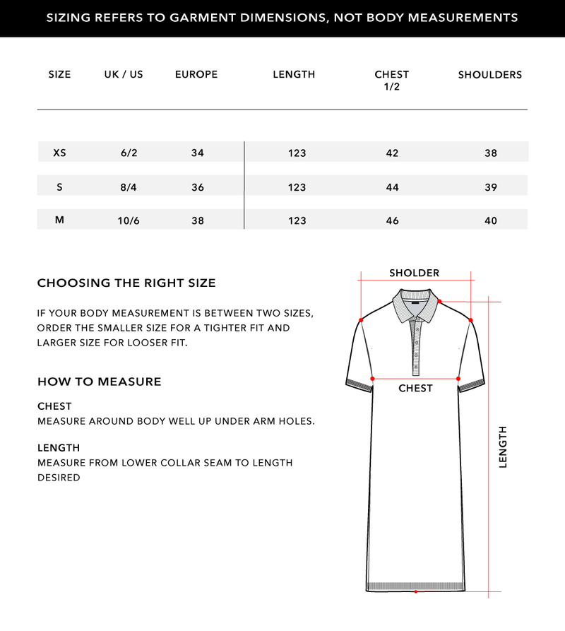 Size Chart 1