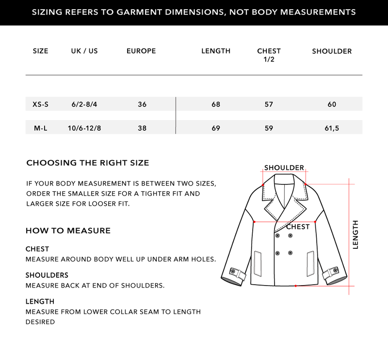 Size Chart 1