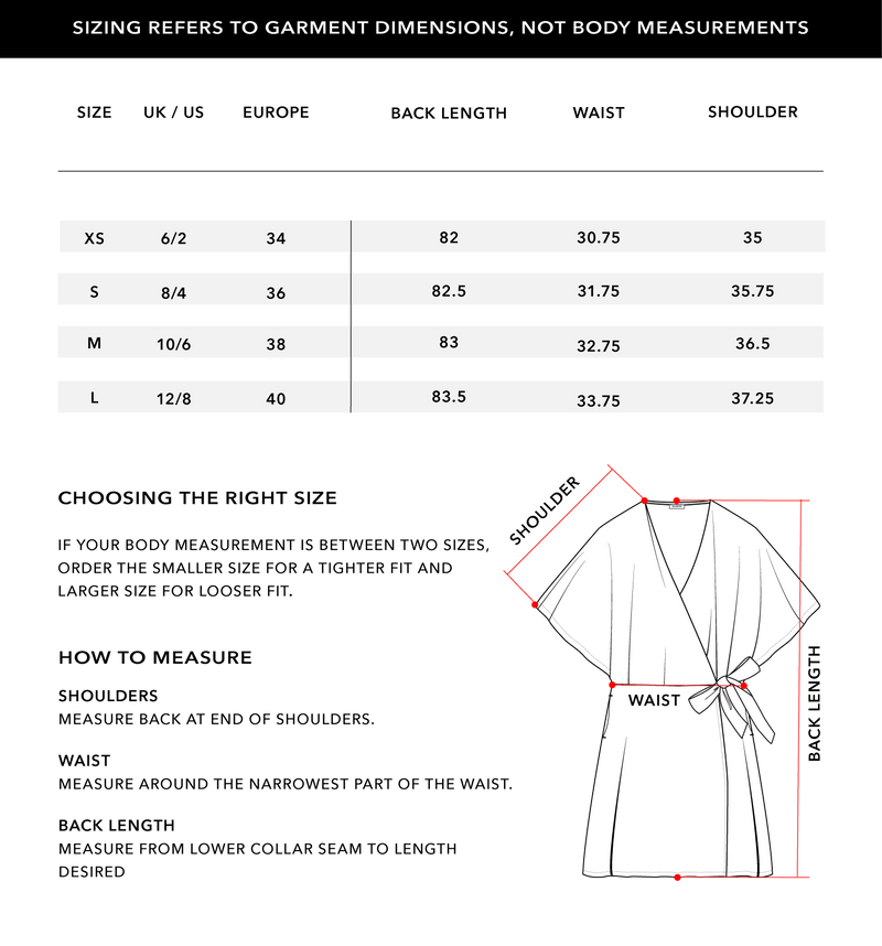 Size Chart 1
