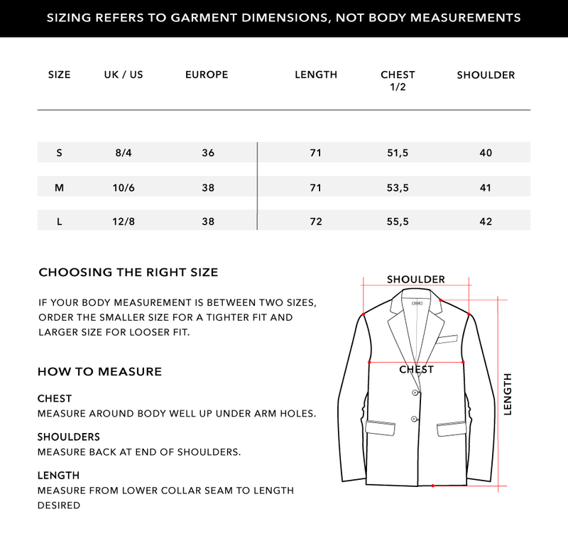 Size Chart 1