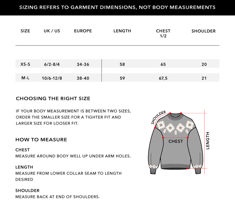 Size Chart 1