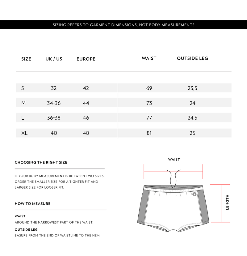 Size Chart 1