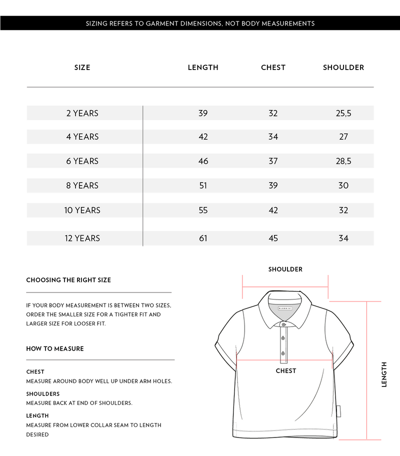 Size Chart 1