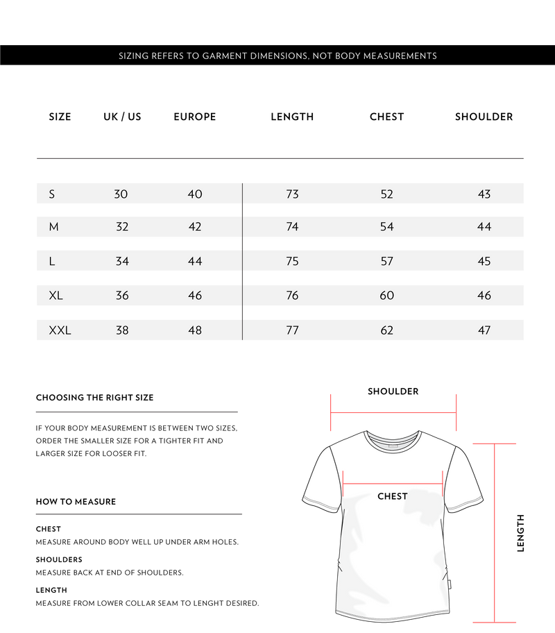 Size Chart 1