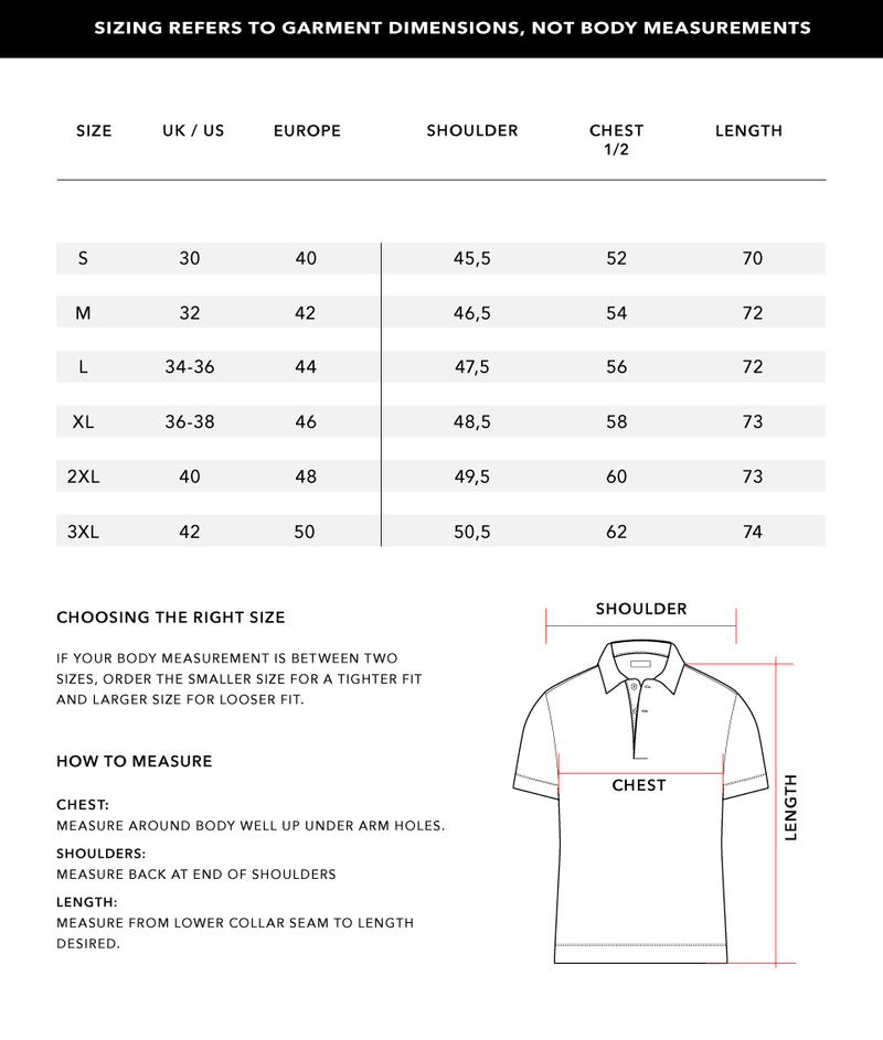 Size Chart 1