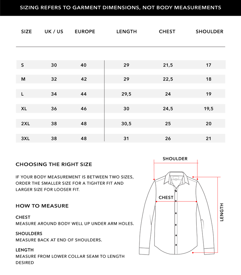 Size Chart 2