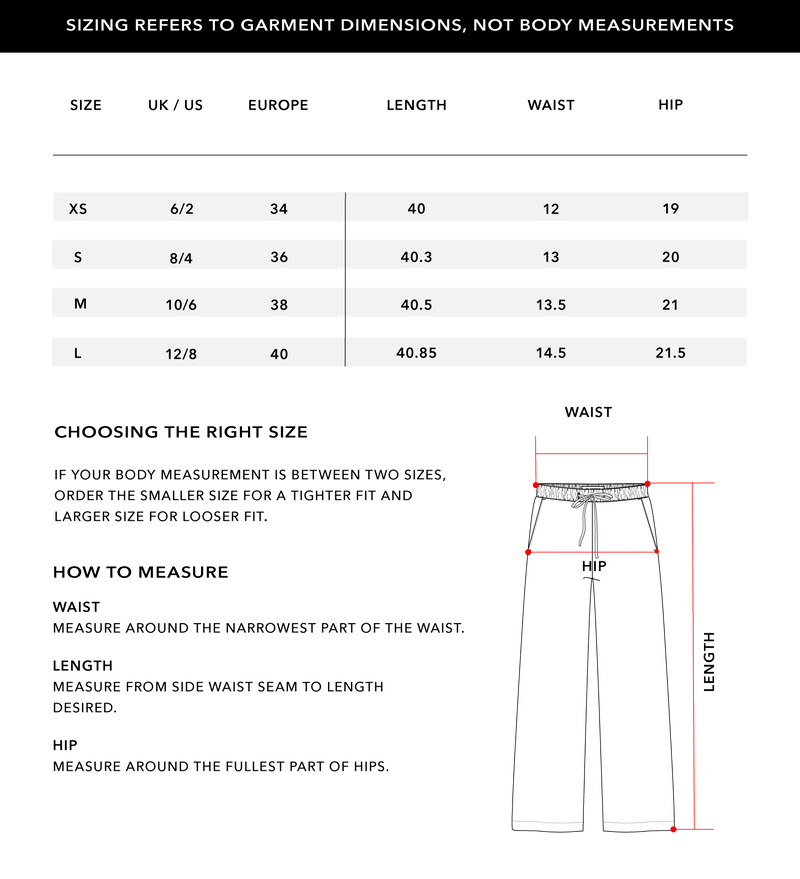 Size Chart 2