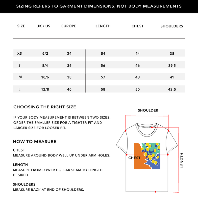 Size Chart 1