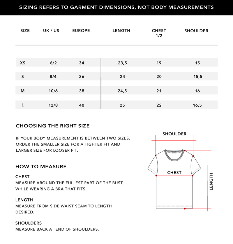 Size Chart 2