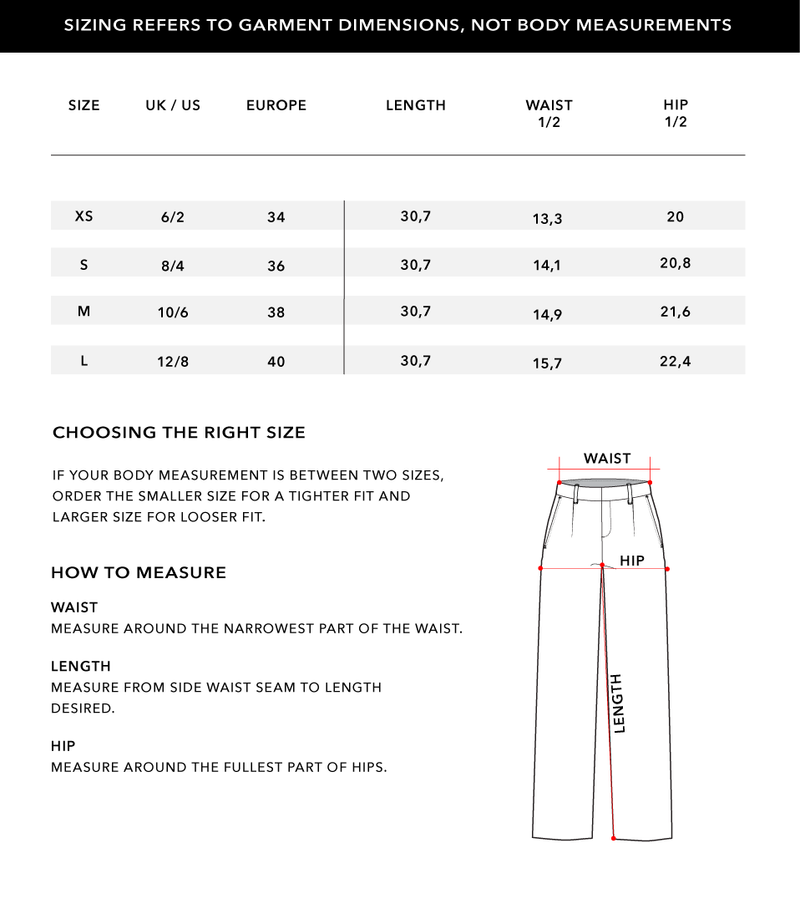 Size Chart 2