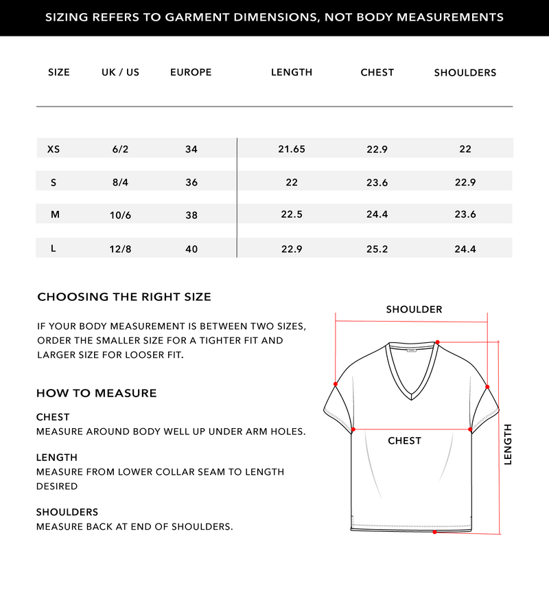 Size Chart 2