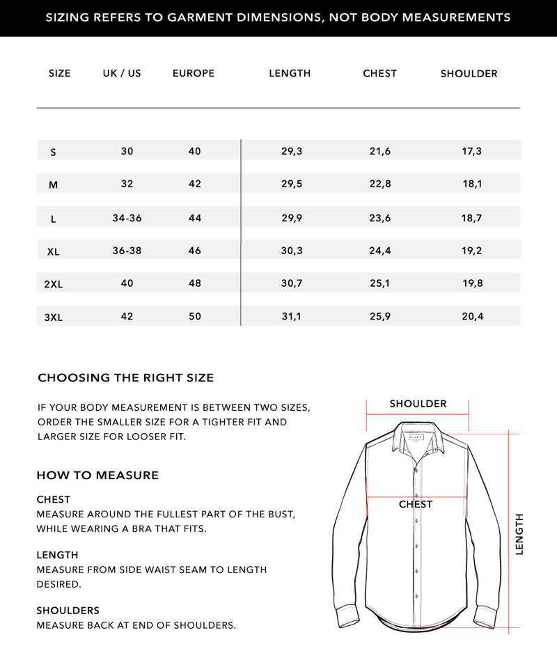 Size Chart 2