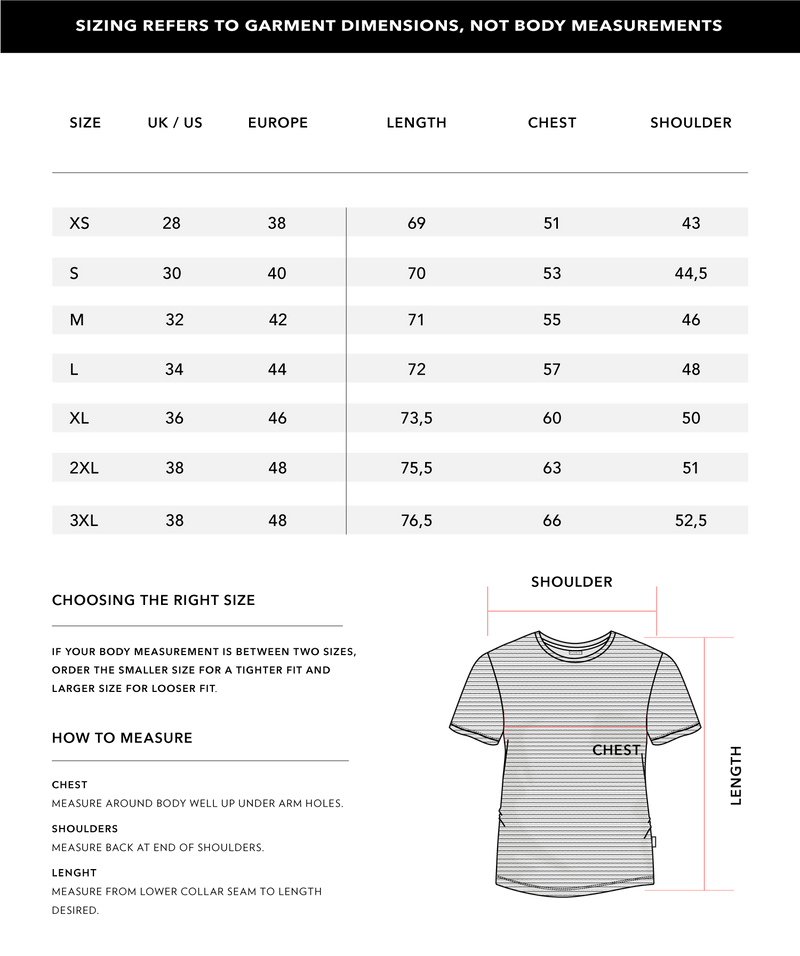 Size Chart 1