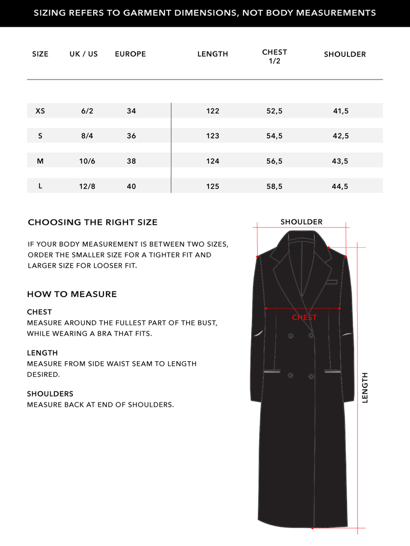 Size Chart 1