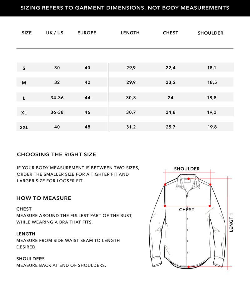 Size Chart 2