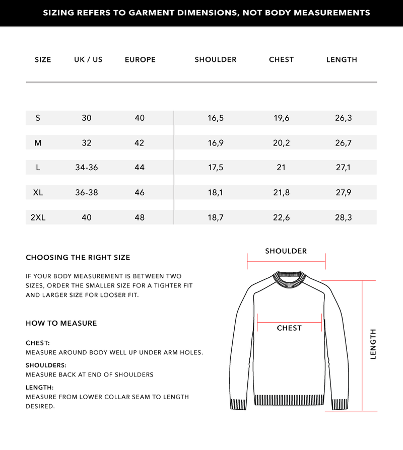 Size Chart 2