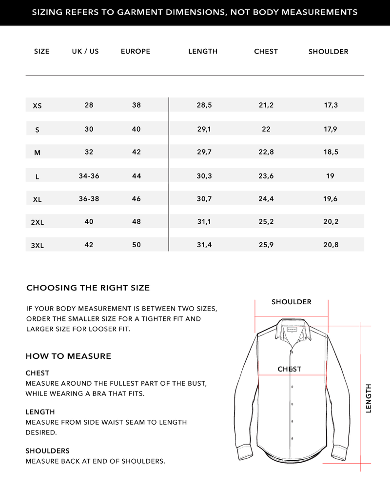 Size Chart 2