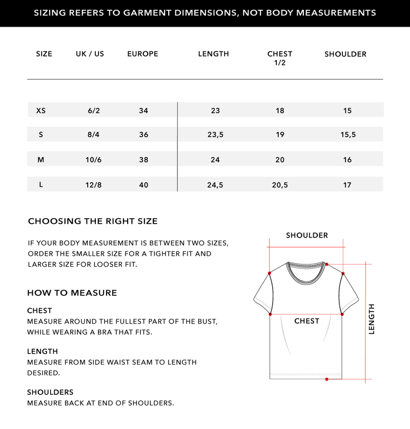 Size Chart 2