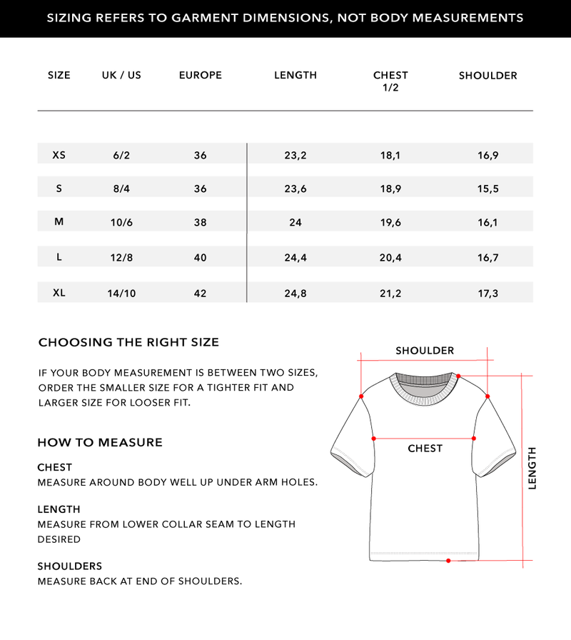 Size Chart 2