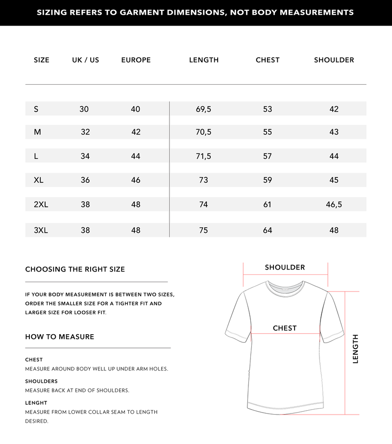 Size Chart 1