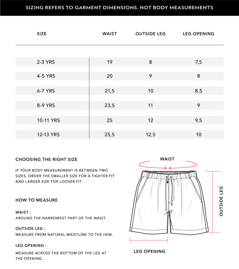 Size Chart 2