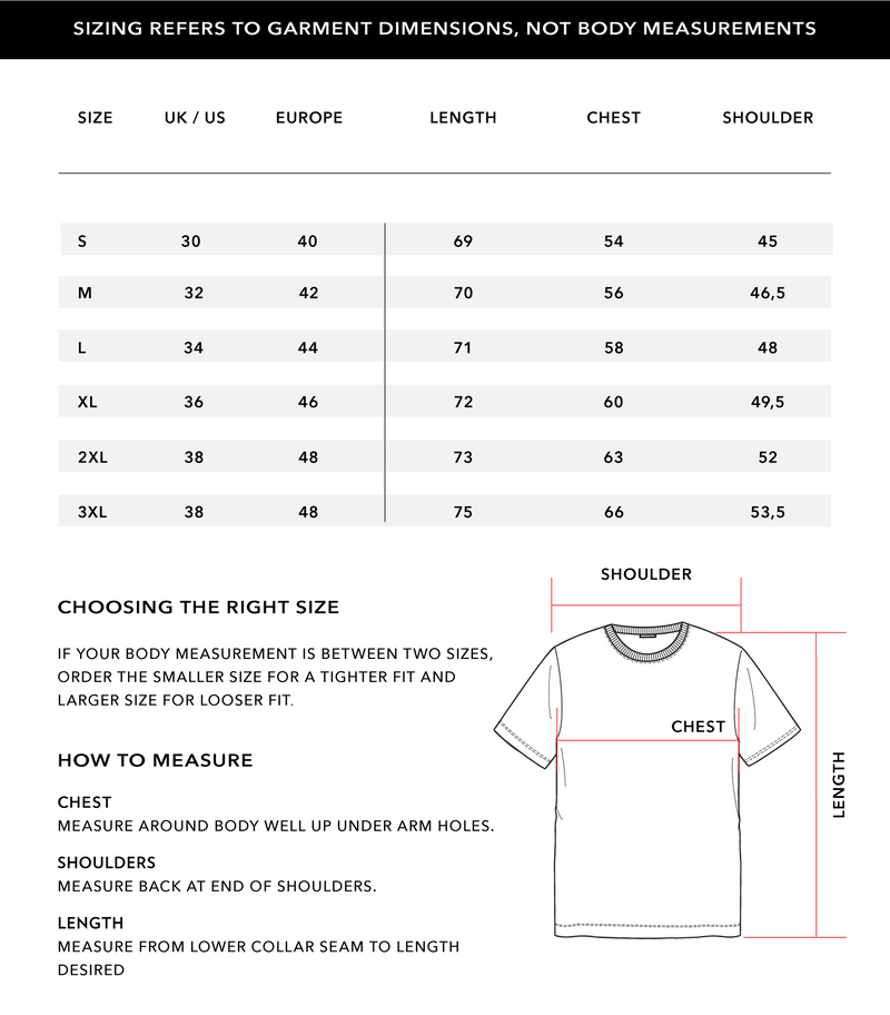 Size Chart 1