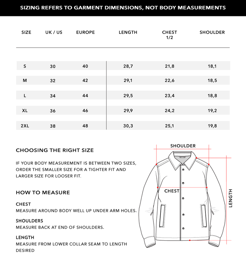 Size Chart 2