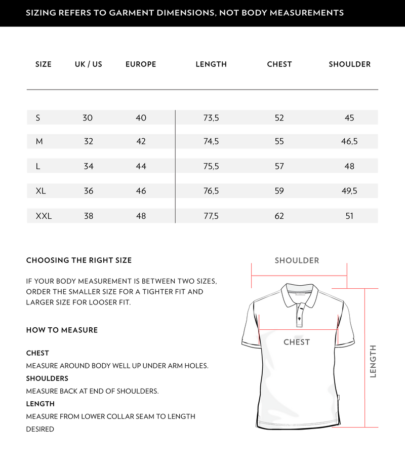 Size Chart 1