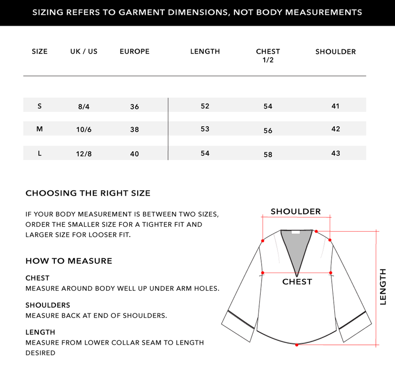 Size Chart 1