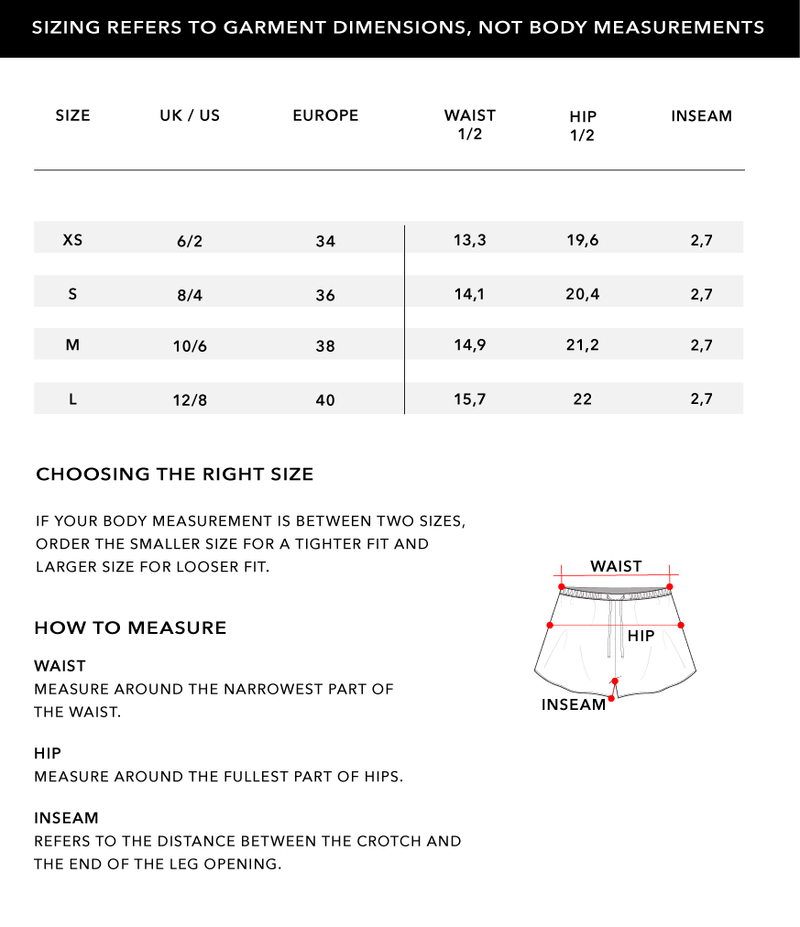 Size Chart 2